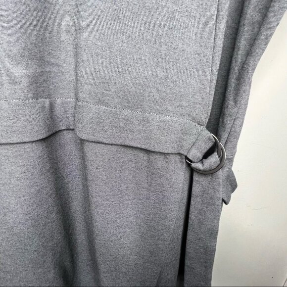 SIZE 3x Addition Elle Michel Studio Grey Short Sleeve Dress - Picture 2 of 6